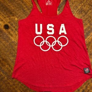 Team Apparel Red Racerback Sleeveless Tank Top